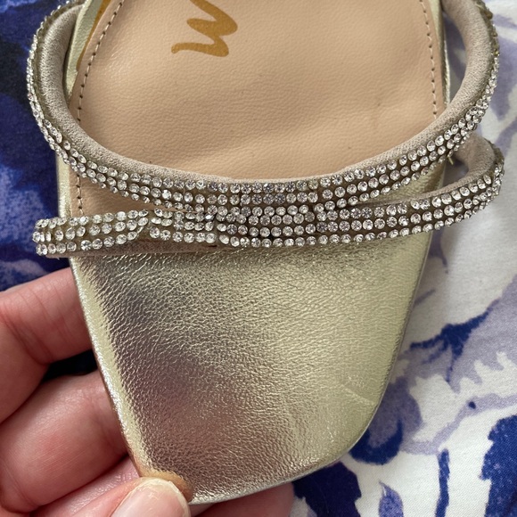 Sam Edelman Ronan Gold Strappy Sandals - Picture 14 of 15